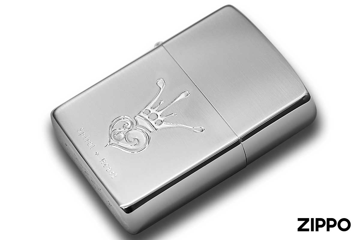 Zippo ジッポー Spiral Heart Crown スパイラルハート クラウン 1201S811 メール便可