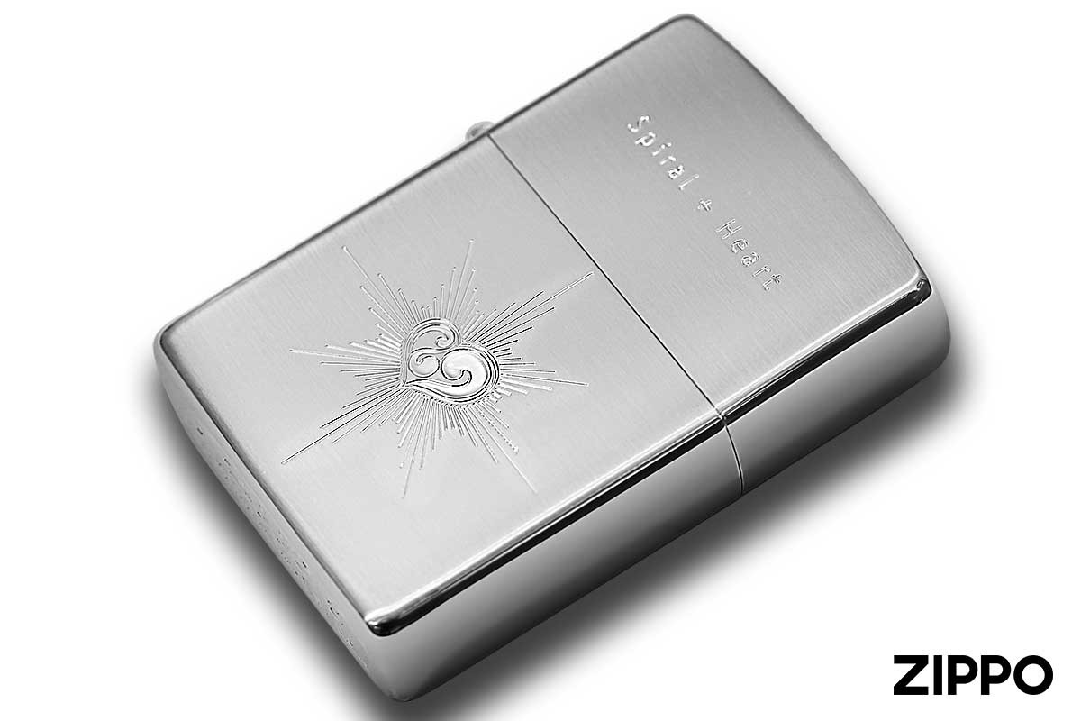 Zippo ジッポー Spiral Heart Star スパイラルハート スター 1201S812 メール便可