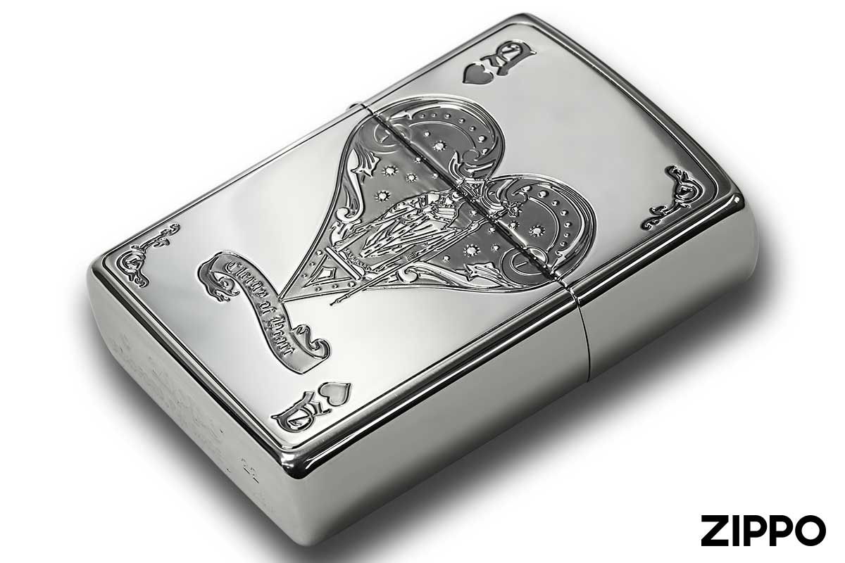 Zippo ジッポー Devil Trump デビルトランプ ハート 1201S283 メール便可