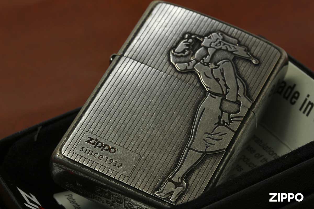 Zippo ジッポー CLASSIC METAL Girl クラッシクメタル ガール 1201S867 メール便可