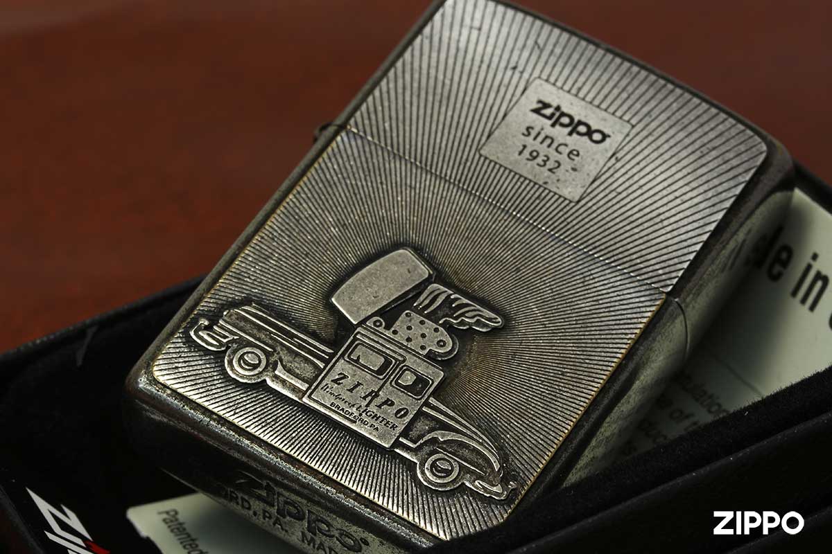 Zippo ジッポー ジッポカー アンテーク風 クラッシクメタル CLASSIC 