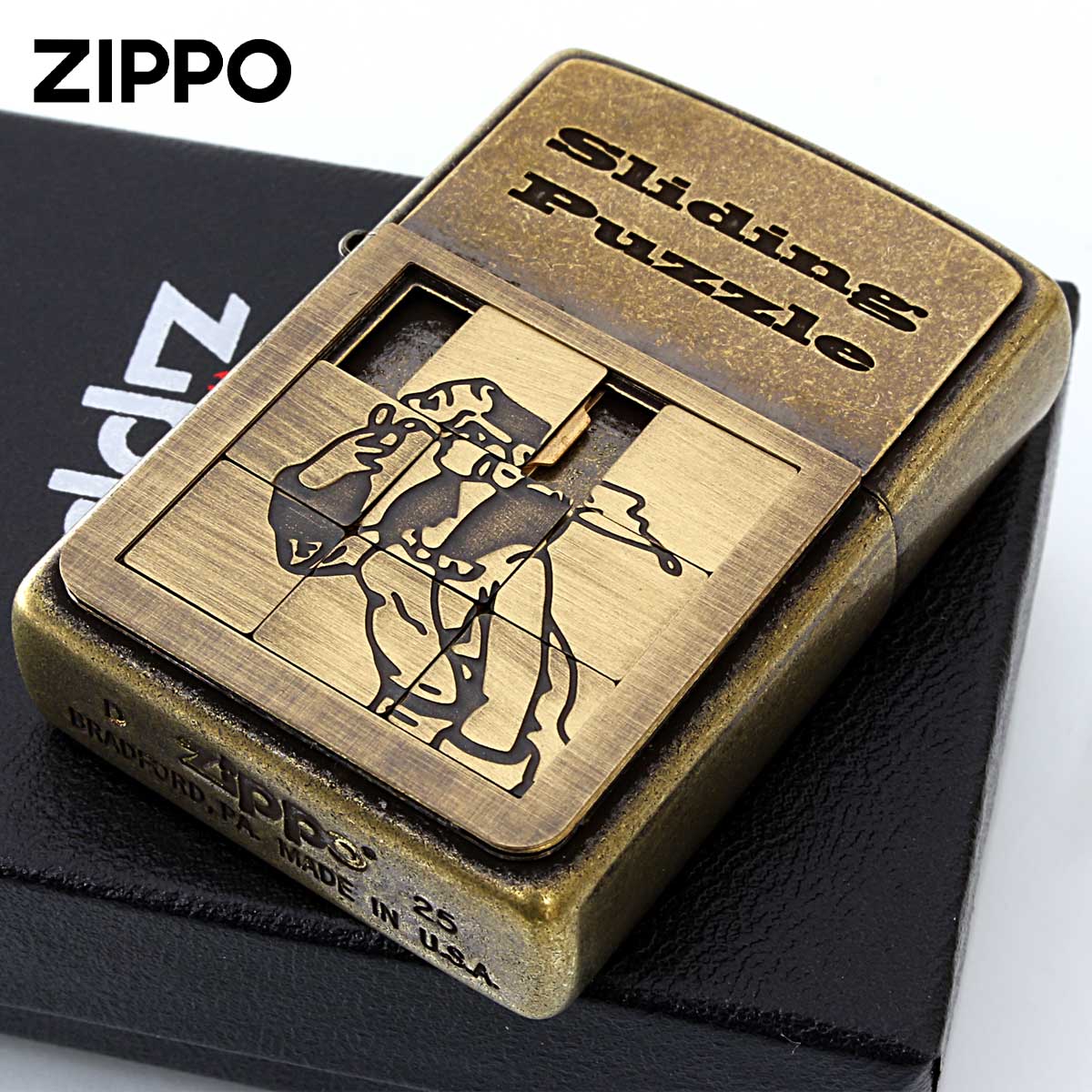 Zippo ジッポー メタル パズル ウインディ ガール Windy METAL PUZZLE GIRL ブラス BR 1201S910