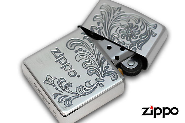 Zippo ジッポー Arabesque SW 唐草両面#1