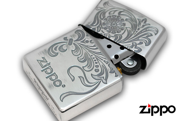 Zippo ジッポー Arabesque SW 唐草両面#2