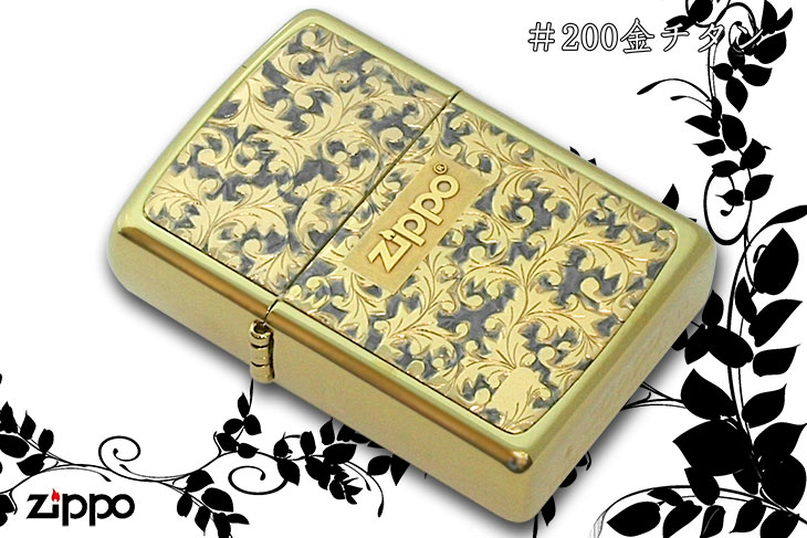 Zippo ジッポー ＃200金チタン ＃K-07