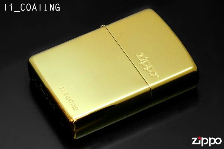 Zippo ジッポー 金チタン #B