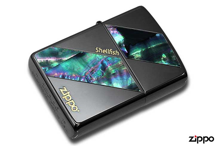 Zippo ジッポー Shellish Desgin 貝貼り B#D
