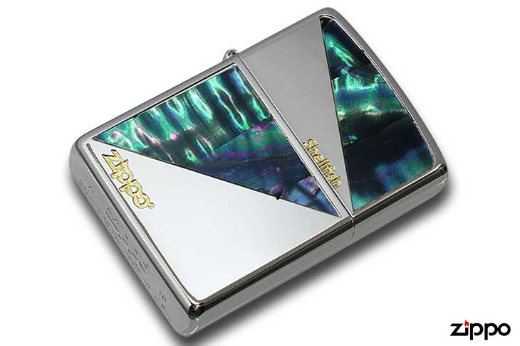 Zippo ジッポー Shellish Desgin 貝貼り N#3