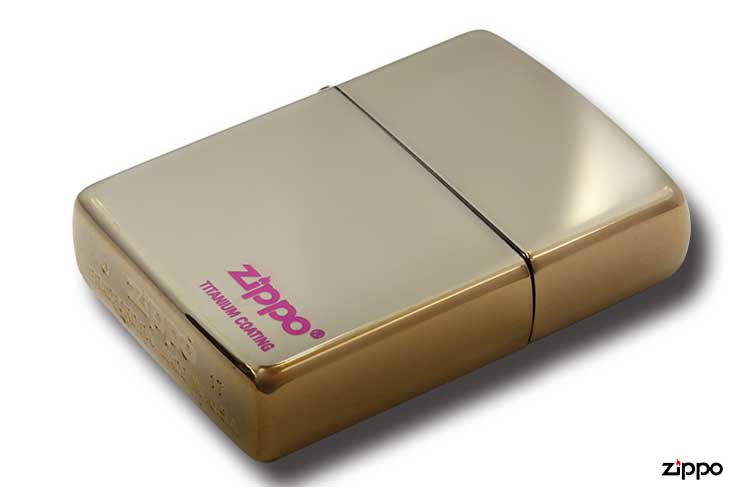 Zippo ジッポー TITANIUM COATING チタニュームコーティング #200 ブラウン #いろは