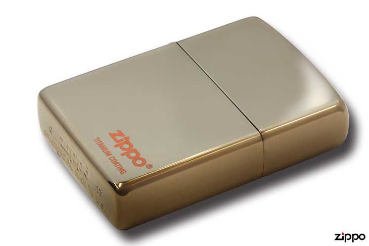 Zippo ジッポー TITANIUM COATING チタニュームコーティング #200 ブラウン #ほへと
