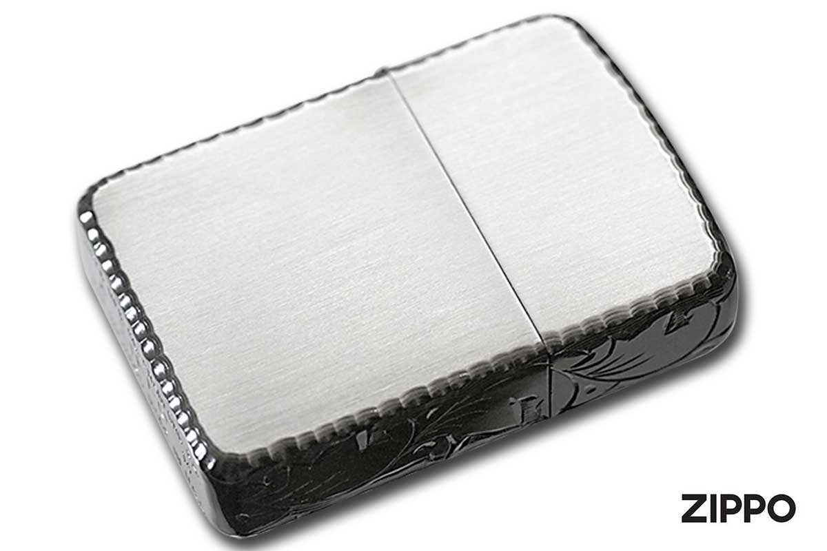 Zippo ジッポー 在庫限り Three Hand Cut 3面手彫り 1941-3H C2 SV10μ BLACK