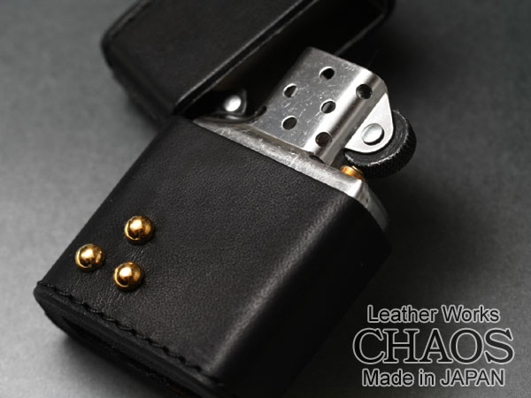 Zippo ジッポー Leather Works CHAOS LWC(Z)スリードットスタッズ