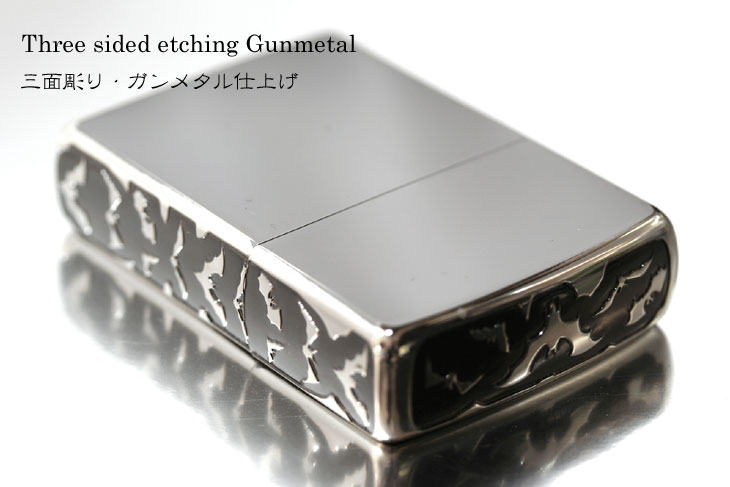 Zippo ジッポー 3E-BATS （B）GUNMETAL＆Sv