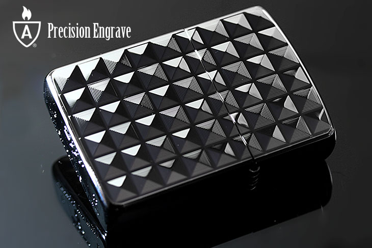 Zippo ジッポー Binary Form Pyramid （B）クロームブラック