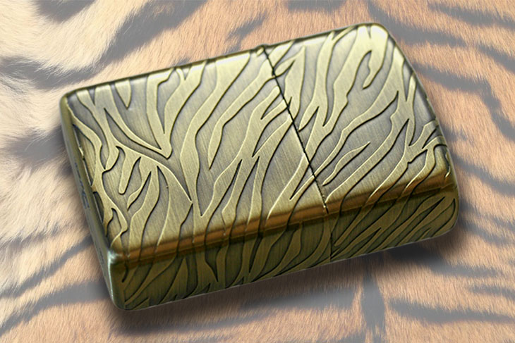 Zippo ジッポー アンティーク TIGER(A)Brass