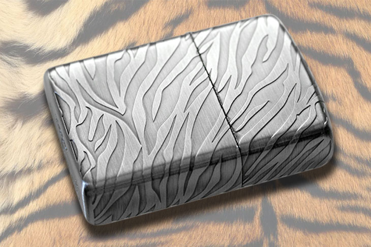Zippo ジッポー アンティーク TIGER(B)Silver