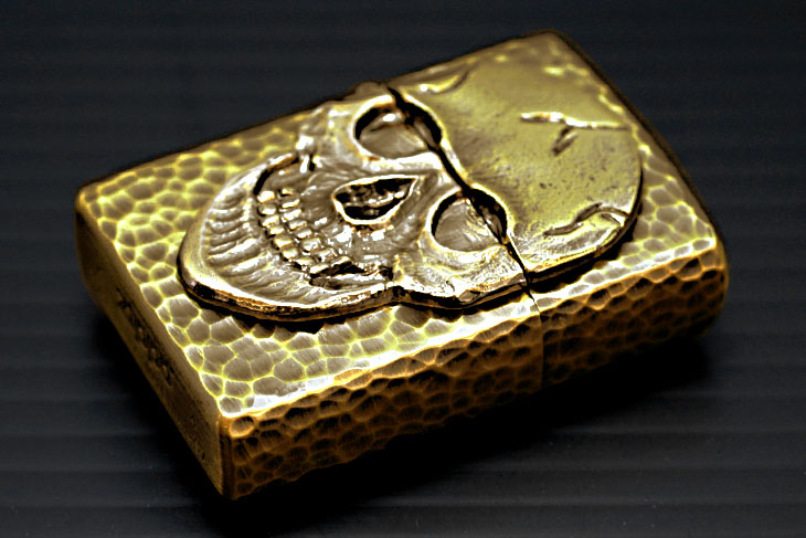 Zippo ジッポー HAMMERED SKULL (A)