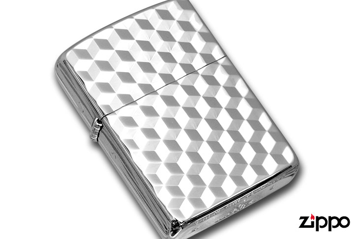 Zippo ジッポー アーマー ハニーコンボ プラチナコーティング 両面加工 ARMOR HONEY COMB PT