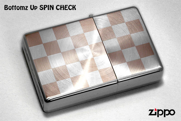 Zippo ジッポー ボトムズアップスピンチェック Bottomz Up SPIN CHECK RP＆SV C