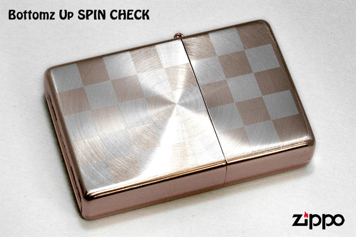 Zippo ジッポー ボトムズアップスピンチェック Bottomz Up SPIN CHECK SV&RP D