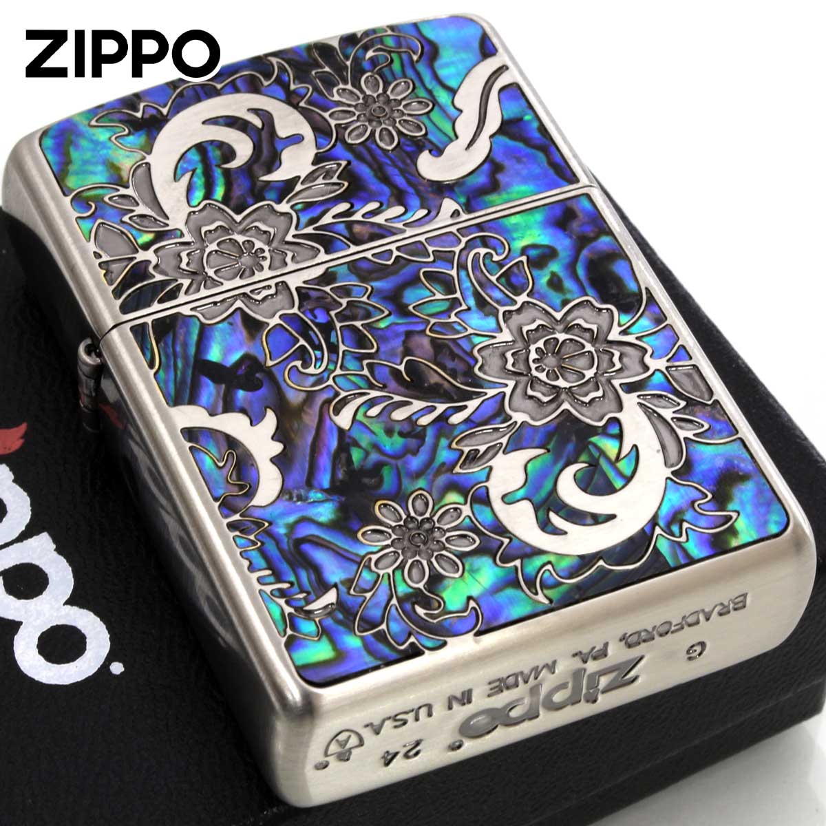 Zippo ジッポー アーマー シェル モザイクシェル ARMOR Mosaic Shell