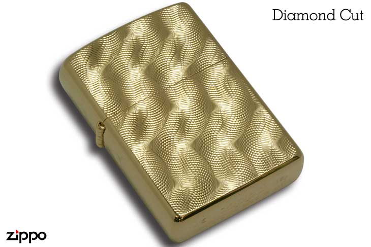 Zippo ジッポー Diamond Cut ダイアモンドカット 2EG-2D/C I メール便可