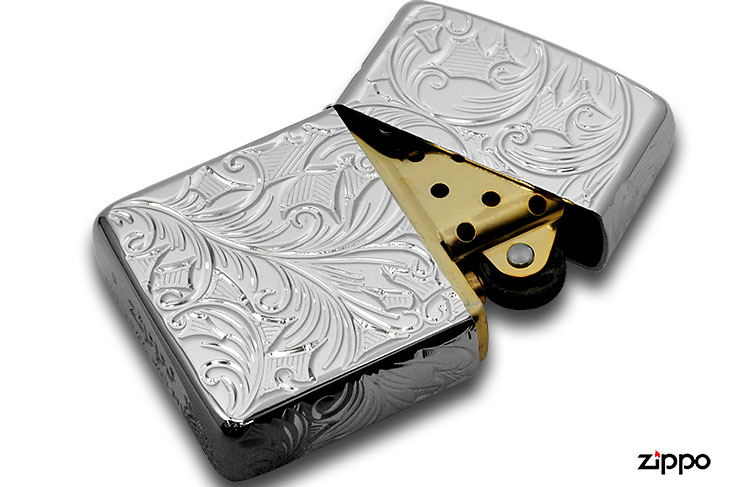 Zippo ジッポー 5面立体彫刻 5NC-LEAF A