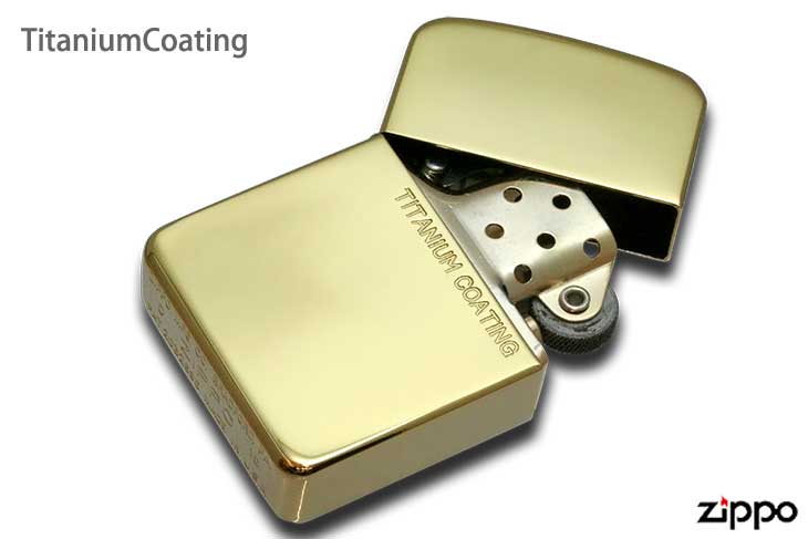 Zippo ジッポー Titanium Coating チタニュームコーティング 1941TC-G メール便可