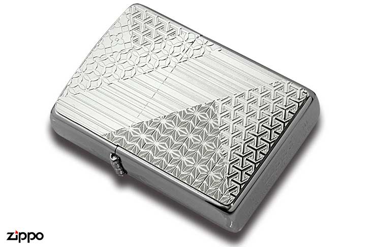 Zippo ジッポー Metal Plate 真鍮板メタルプレート 2MP-組木模様 メール便可
