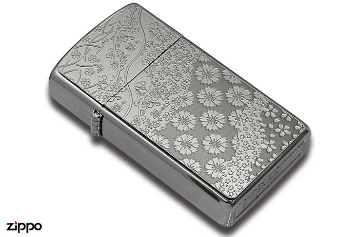 Zippo ジッポー Metal Plate 真鍮板メタルプレート 16MP-桜 メール便可