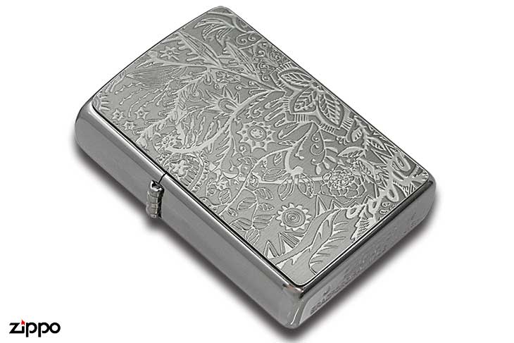 Zippo ジッポー Metal Plate 真鍮板メタルプレート 2MP-ボタニカル メール便可