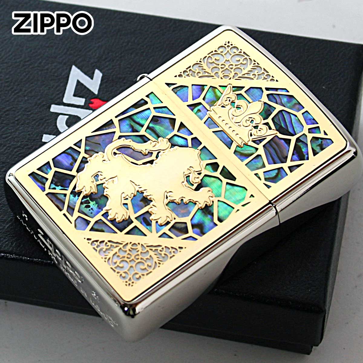 ZIPPO アーマー ジッポ ライター クラウン コンビシェル
