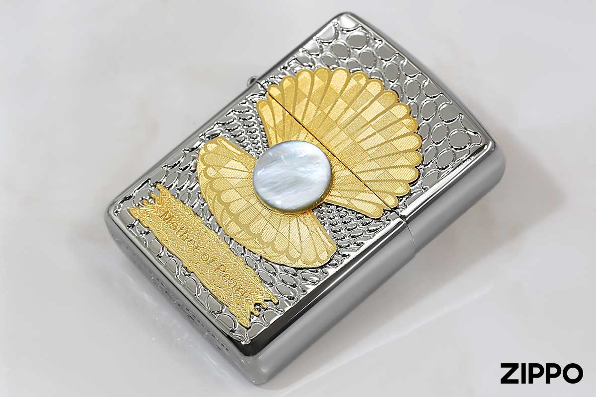 Zippo ジッポー ARMOR アーマー Mother of Pearl 白蝶貝 WH