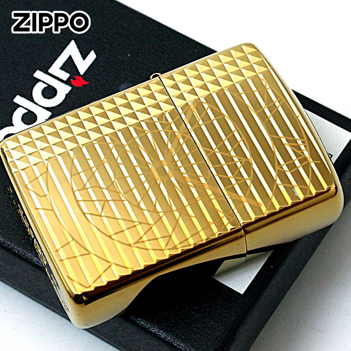 Zippo ジッポー アーマー ポリゴン クロック 時計 チタニュームコーティング ゴールド Armor Polygon Clock TC-G