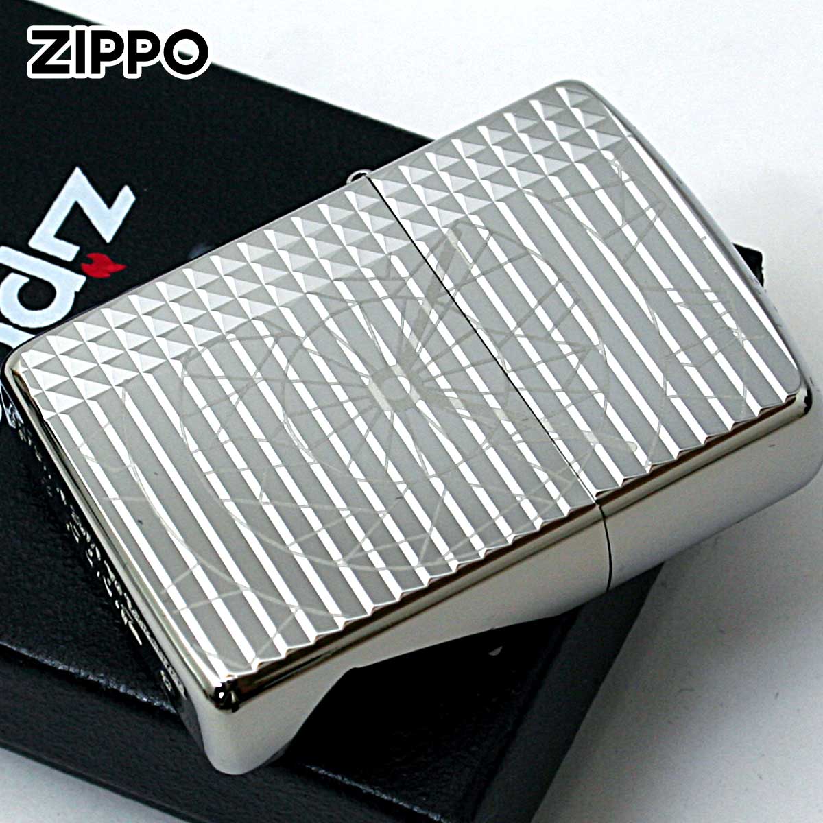 Zippo ジッポー アーマー ポリゴン クロック 時計 チタニュームコーティング シルバー Armor Polygon Clock TC-S