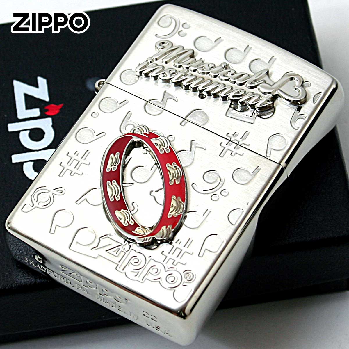 Zippo ジッポー ドラム 楽器 メタル Musical instrumet White