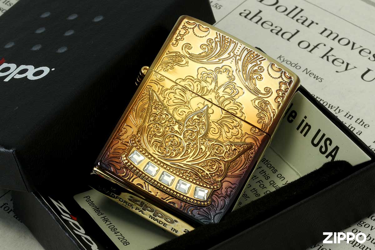 Zippo ジッポー The Crown Brass Oxidized クラウン ブラス A｜Zippo