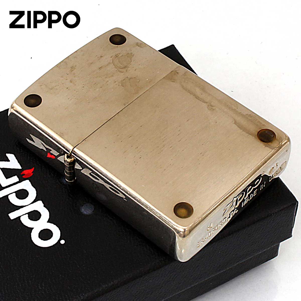 Zippo ジッポー ビンテージ風 ユーズド スタッズ Vintage style