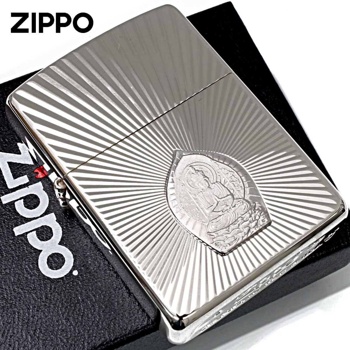 Zippo ジッポー ARMOR アーマー 純銀1000プレート貼り 千手観世音菩薩