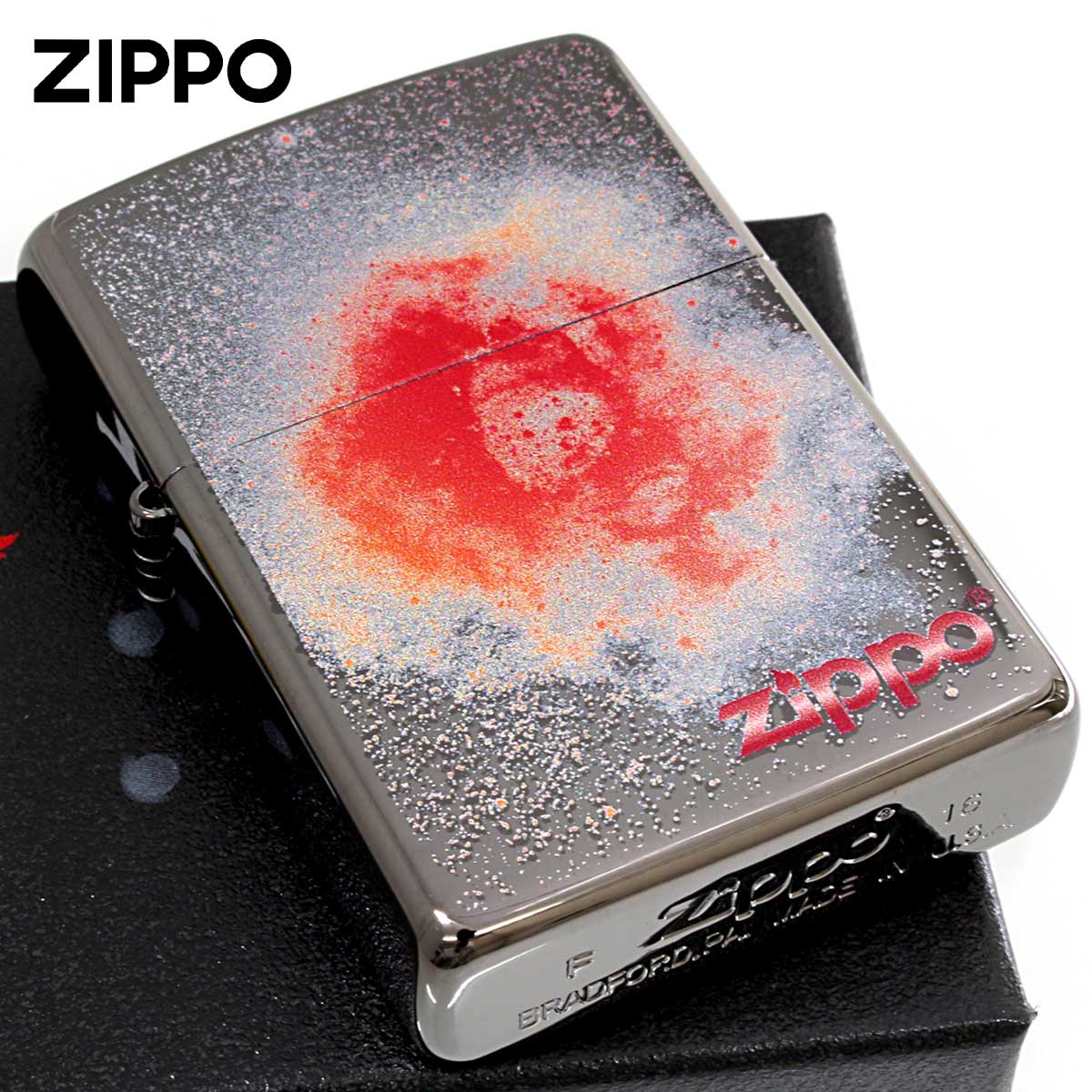 Zippo ジッポー Nebula ネビュラ 星雲 レッド A メール便可