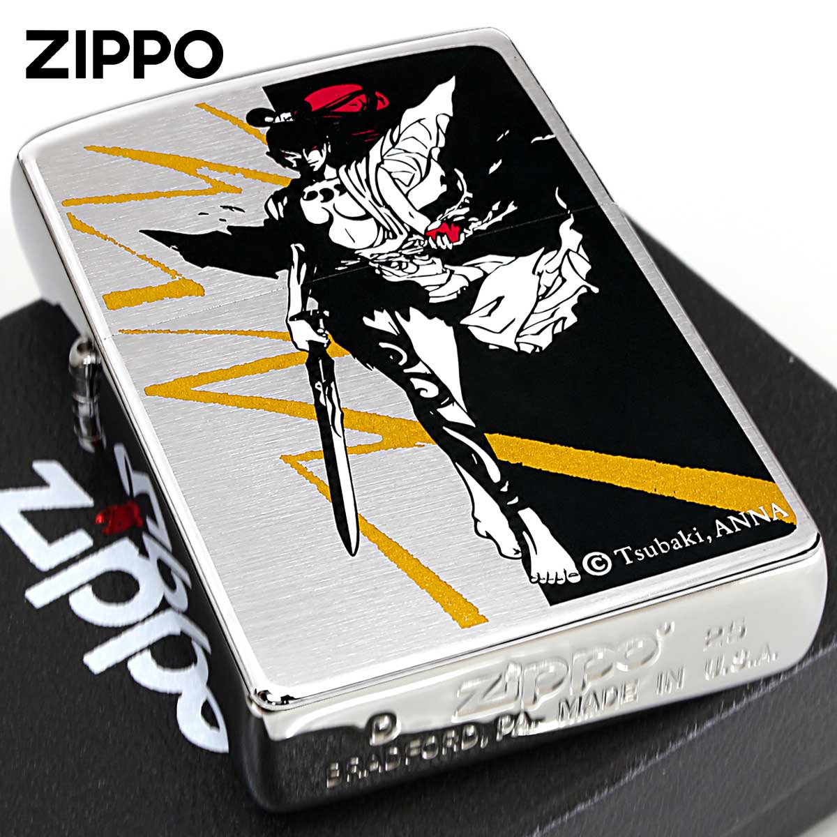 Zippo ジッポー ツバキアンナ The 4nd Z. 現代女浮世絵師 Tsubaki ANNA izanametal メール便可