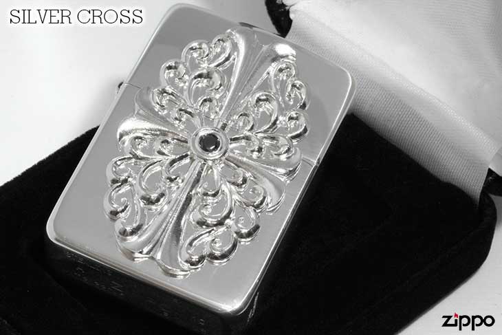 Zippo ジッポー SILVER CROSS シルバークロス 23M-CRO