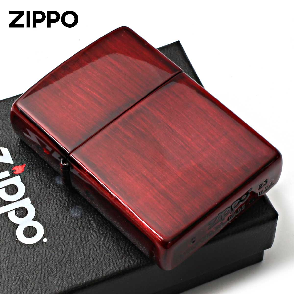 Zippo ジッポー ユーズド ダメージ レッド ユーズドペイン