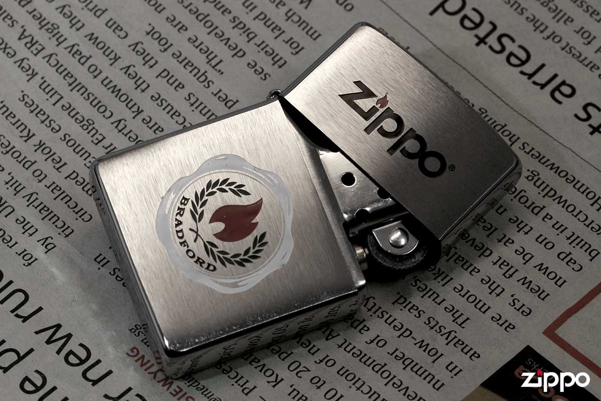 Zippo ジッポー Etching&Paint エッチングペイント 200-FLAME メール便可