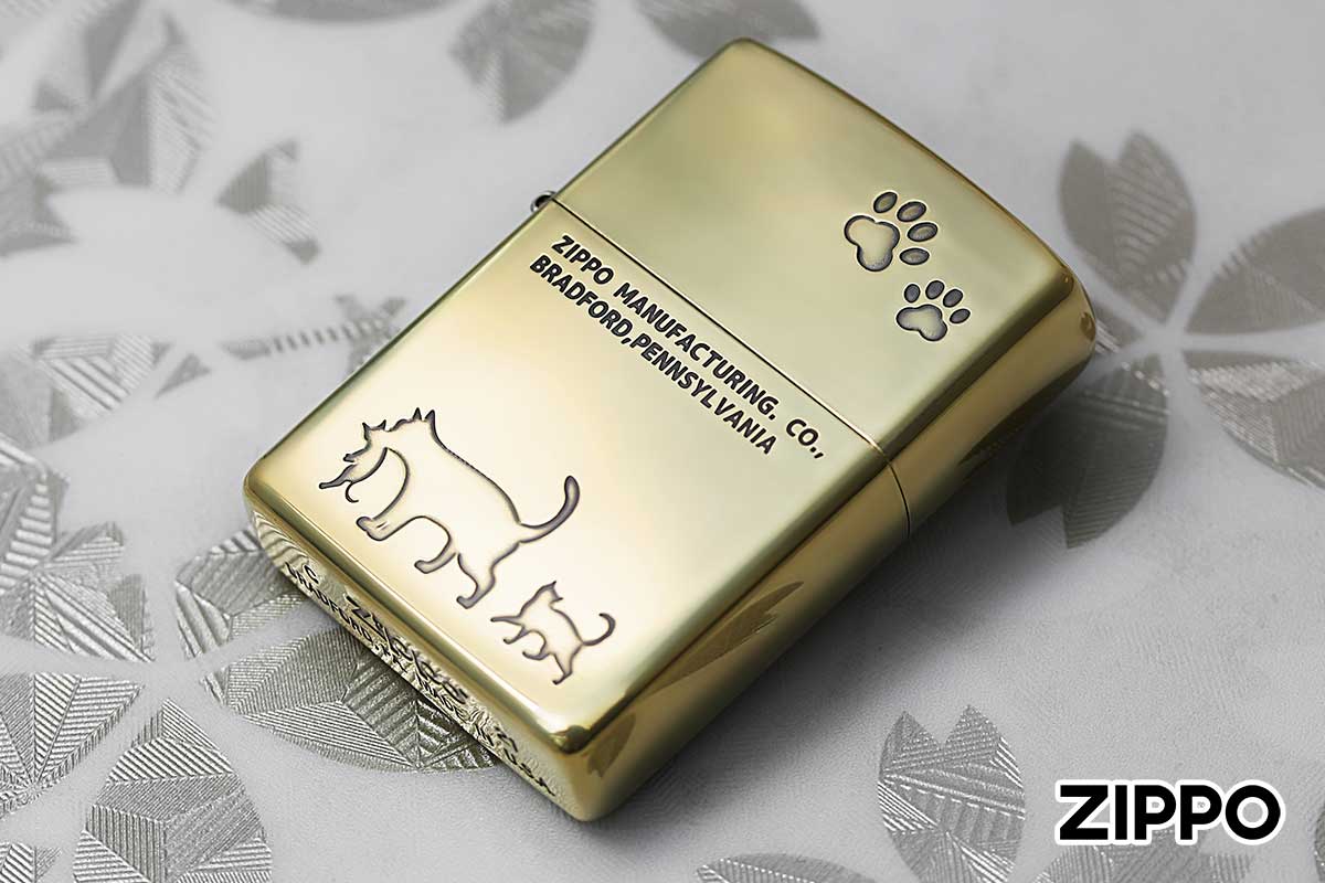 Zippo ジッポー CAT Series キャットシリーズ Charming Gesture 愛くるしい仕草 2BI-CAT2 メール便可