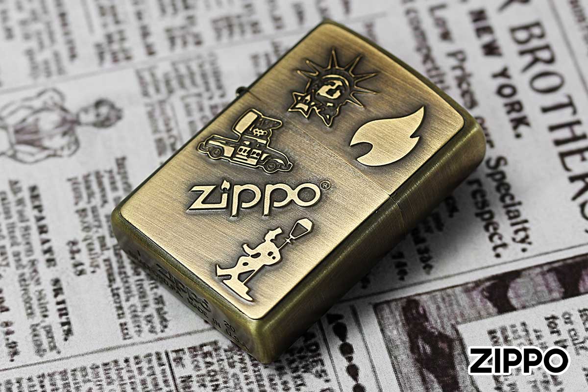 Zippo ジッポー OLD DESIGN METAL PLATE オールドデザイン メタルプレート 2UDB-METAL1 メール便可