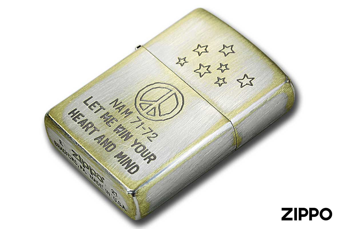 Zippo ジッポー USED FINISH Vietnamese style ベトナム風 2UDN-7172 メール便可