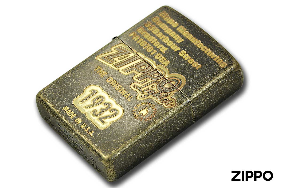 Zippo ジッポー Antique old Logo アンティーク オールド ロゴ 2BB-ZLOGO1932 メール便可