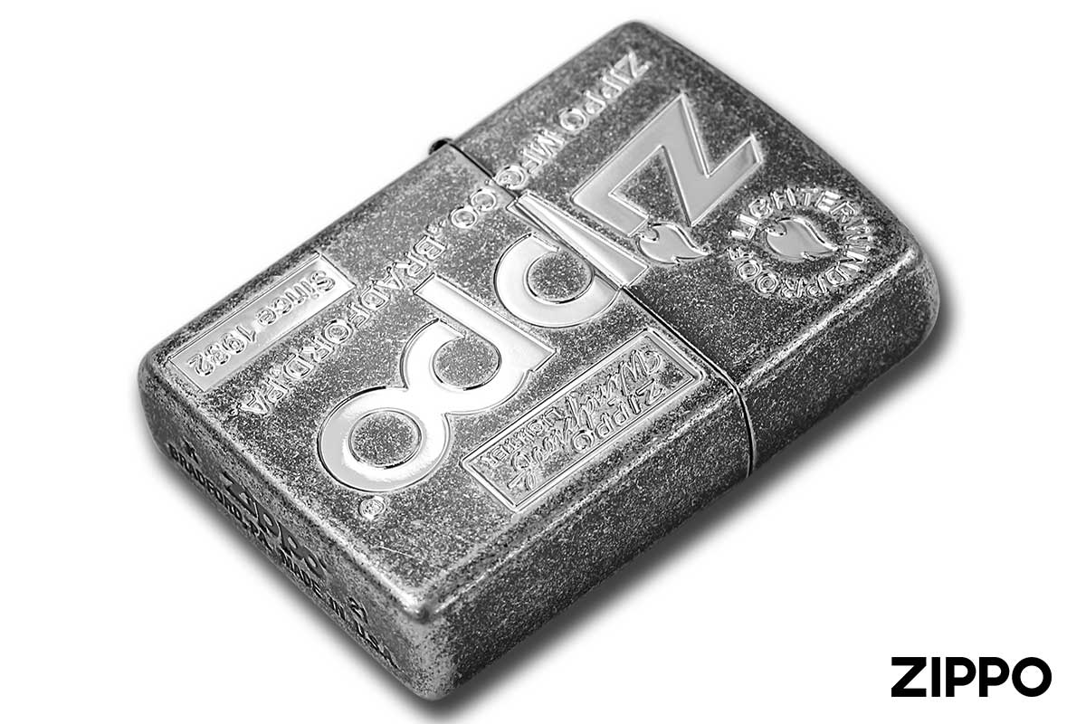 Zippo ジッポー Antique old Logo アンティーク オールド ロゴ 2SB-ZLOGOFL メール便可