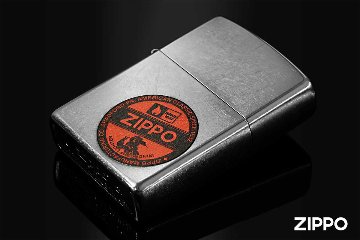 Zippo ジッポー ZIPPO LOGO Stump Red 207-LOGOR メール便可